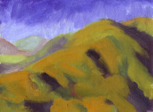 oil painting on canvas, Crosdale